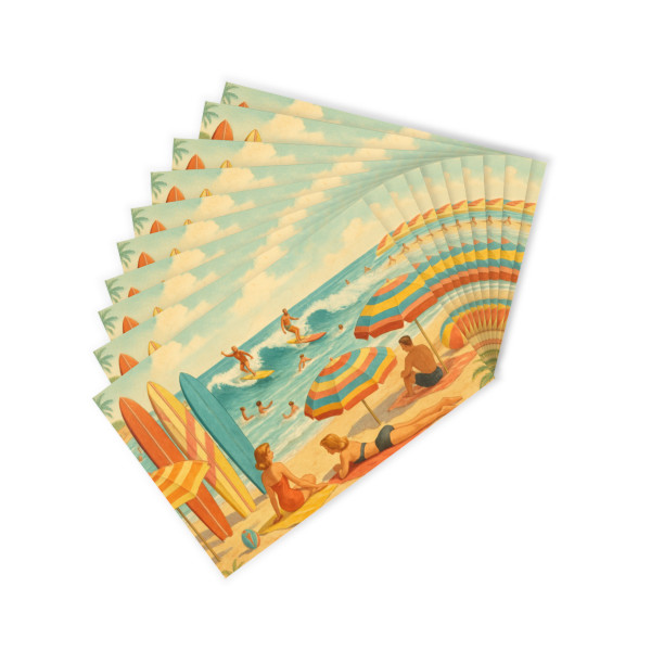 Retro Beach Party - Postcards (10pcs)