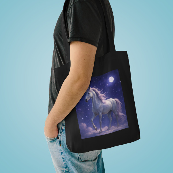 Celestial Unicorn Dreams - Cotton Tote Bag