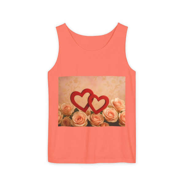 Eternal Love Blossoms - Unisex Garment-Dyed Tank Top