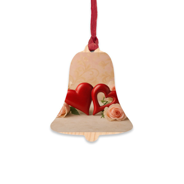 Eternal Love Blossoms - Wooden Ornaments
