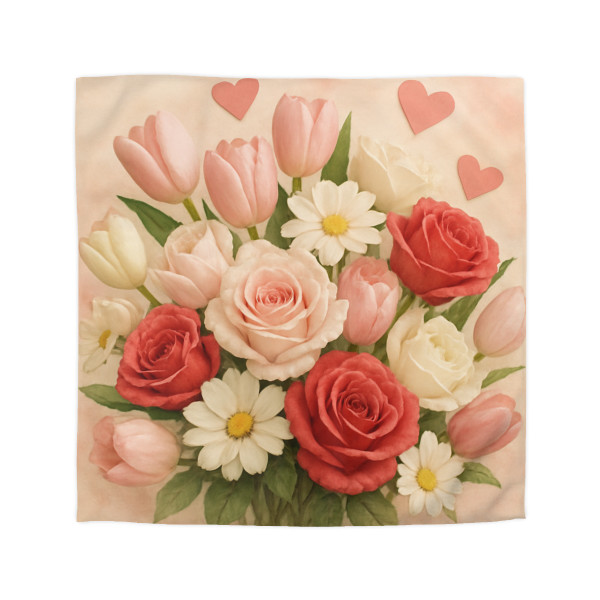 Love in Bloom - Microfiber Duvet Cover