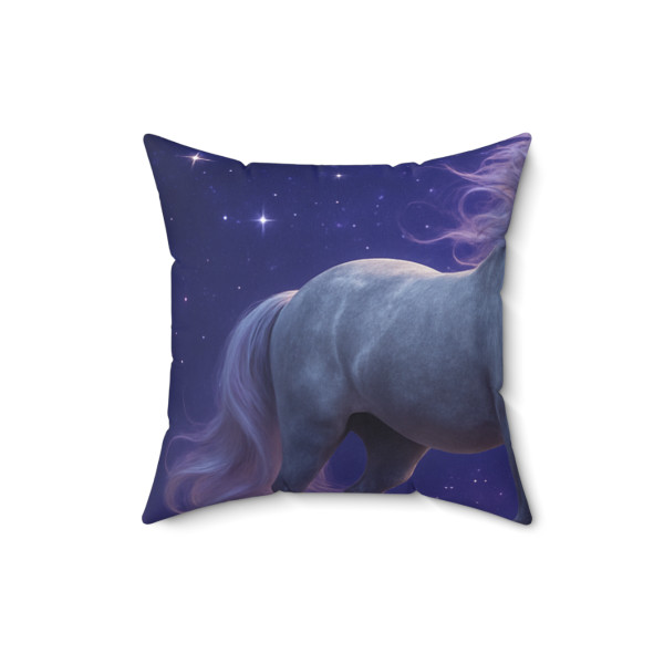 Celestial Unicorn Dreams - Spun Polyester Square Pillow