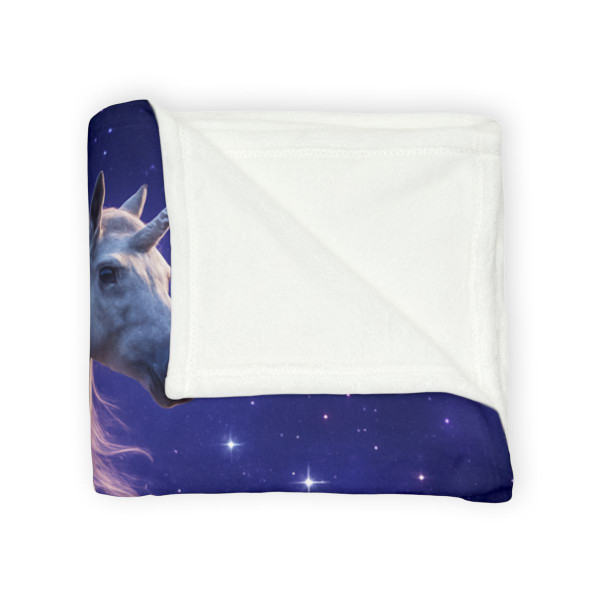 Celestial Unicorn Dreams - Soft Polyester Blanket