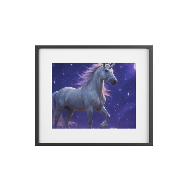 Celestial Unicorn Dreams - Framed Posters, Matte