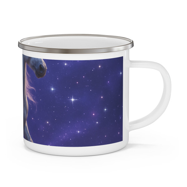 Celestial Unicorn Dreams - Enamel Camping Mug