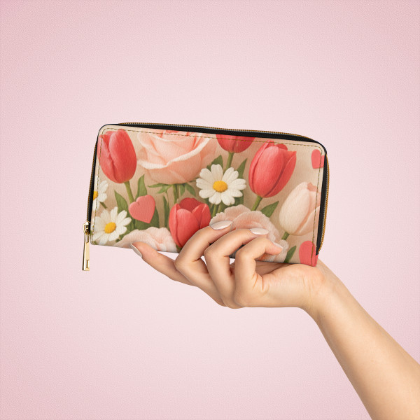 Love in Bloom - Zipper Wallet