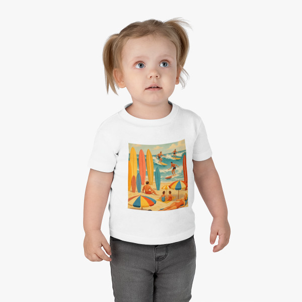 Retro Beach Party - Infant Cotton Jersey Tee
