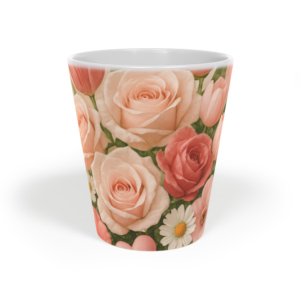 Love in Bloom - Latte Mug, 12oz
