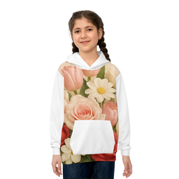 Love in Bloom - Children's Hoodie (AOP)