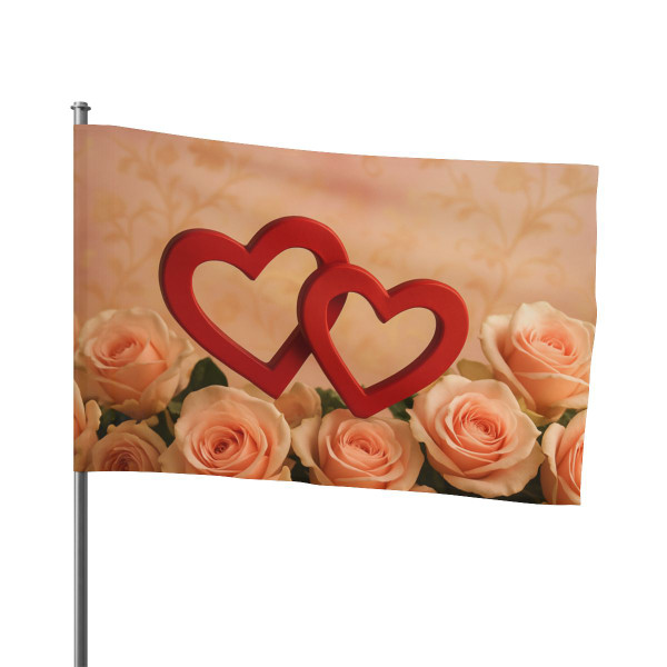 Eternal Love Blossoms - Flag