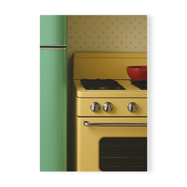 Atomic Age Kitchen - Softcover Notebook, A5