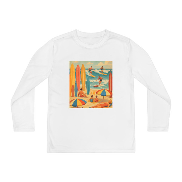 Retro Beach Party - Youth Long Sleeve Competitor Tee