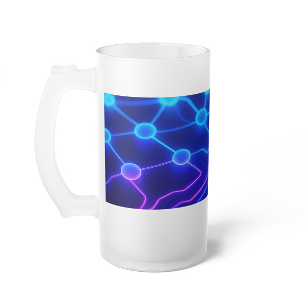 Cognitive Circuitry - Frosted Glass Beer Mug