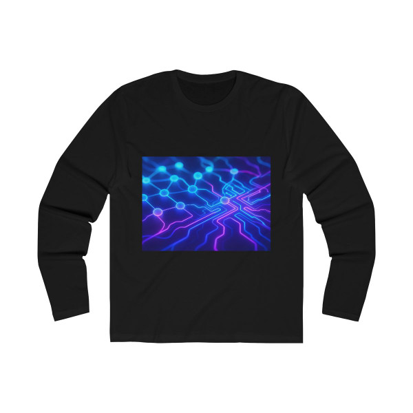 Cognitive Circuitry - Men's Long Sleeve Crew Tee