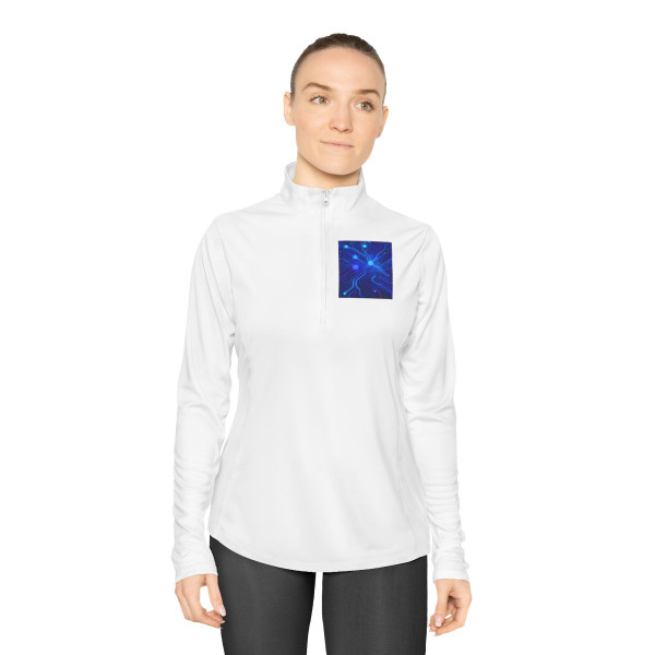 Cognitive Circuitry - Ladies Quarter-Zip Pullover