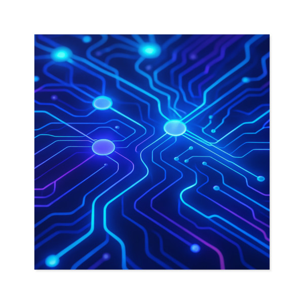 Cognitive Circuitry - Laminate Stickers, Square