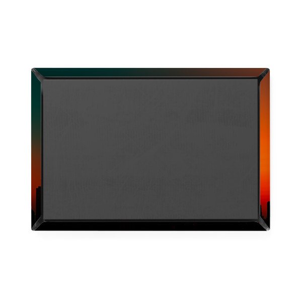 Glamorous Cityscape - Button Magnet, Rectangle (1 & 10 pcs)