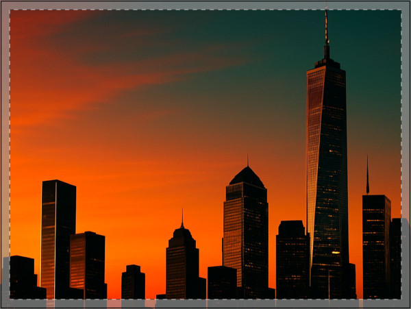 Glamorous Cityscape - Yard Signs