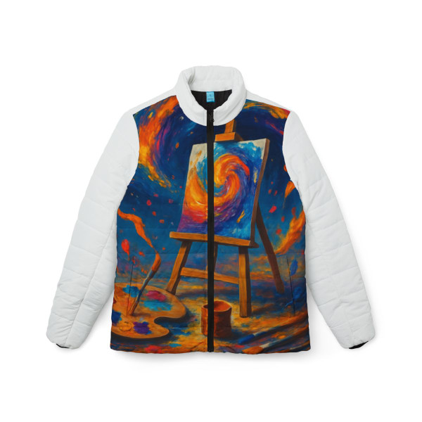 Canvas of Dreams - Women’s Puffer Jacket (AOP)