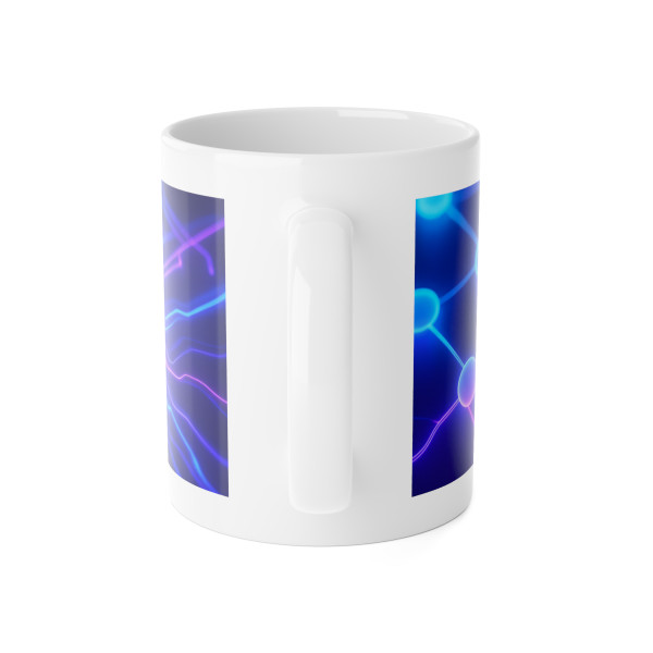 Cognitive Circuitry - White Ceramic Mug, 11oz