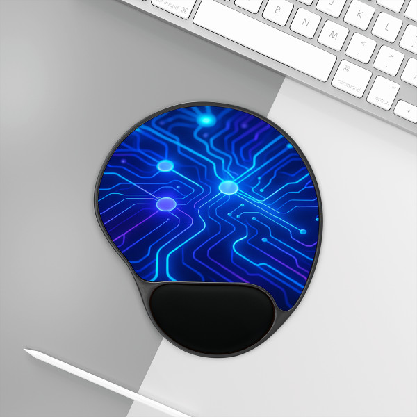 Cognitive Circuitry - Mouse Pad With Wrist Rest