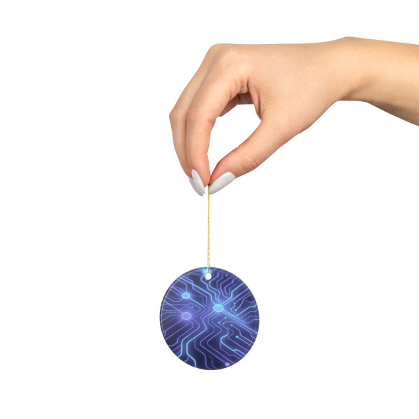 Cognitive Circuitry - Ceramic Ornaments, 2-Side Print