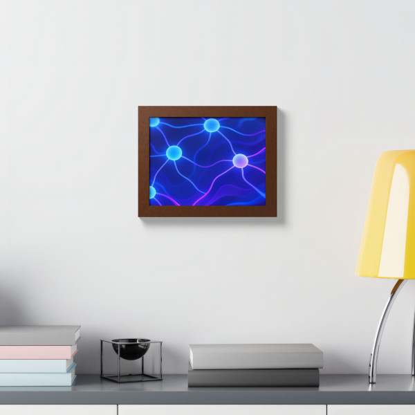 Cognitive Circuitry - Framed Poster, Multi-Color