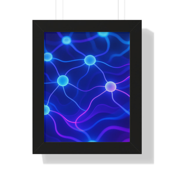 Cognitive Circuitry - Framed Vertical Poster