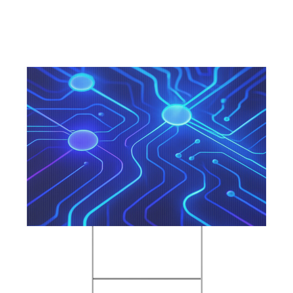 Cognitive Circuitry - Plastic Yard Sign