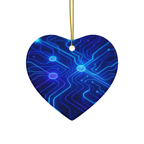 Cognitive Circuitry - Ceramic Ornaments, 2-Side Print, (1pc, 3pcs, 5pcs, 10pcs)