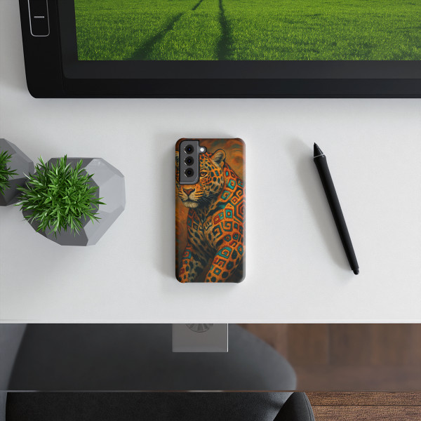 Jaguar Spirit Guardian - Slim Snap Case