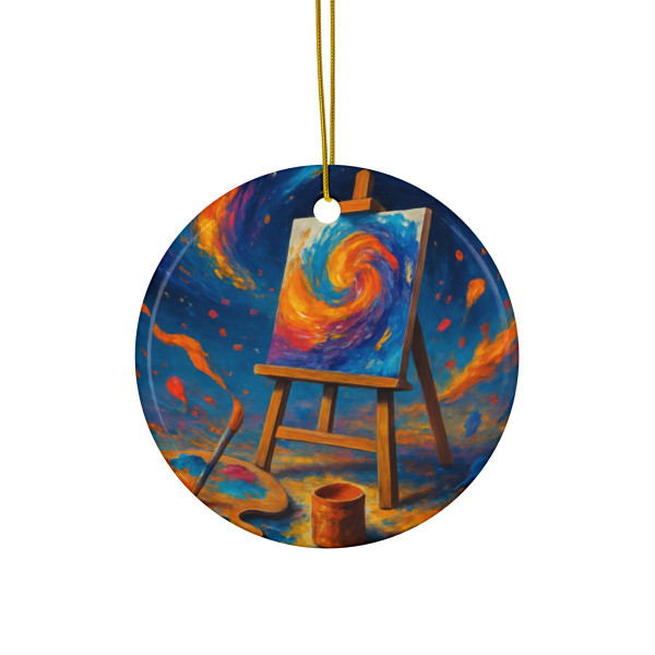 Canvas of Dreams - Ceramic Ornaments, 2-Side Print, (1pc, 3pcs, 5pcs, 10pcs)