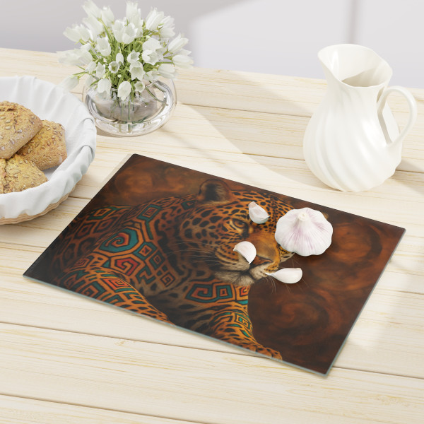 Jaguar Spirit Guardian - Cutting Board