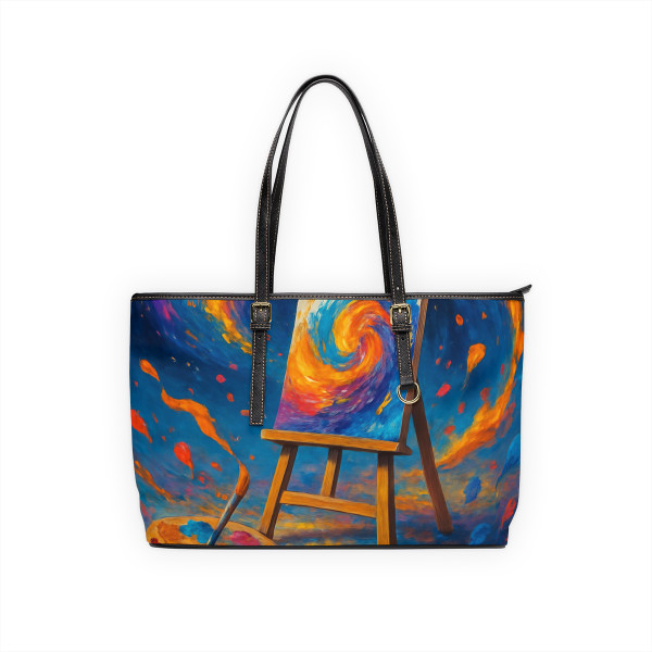 Canvas of Dreams - PU Leather Shoulder Bag