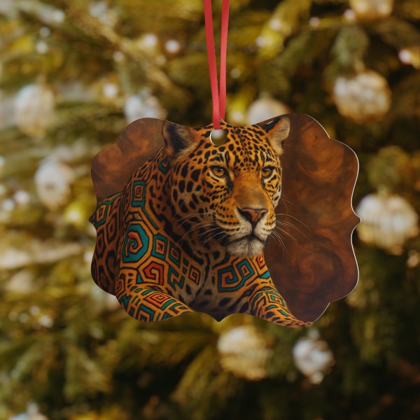 Jaguar Spirit Guardian - Aluminum Ornaments, 1pc