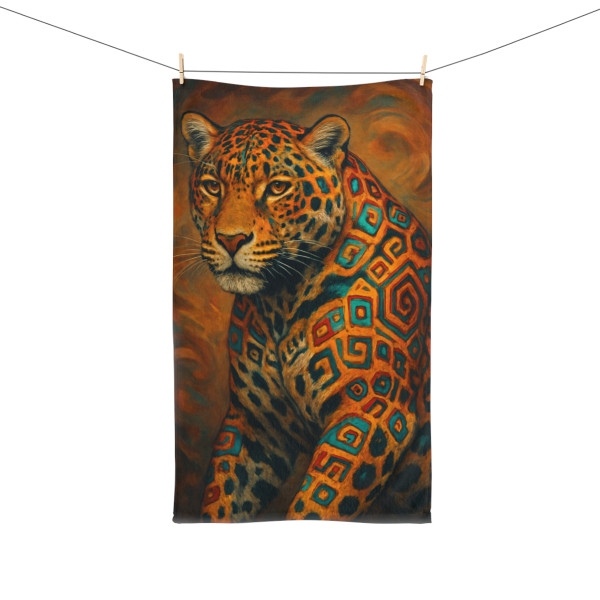 Jaguar Spirit Guardian - Hand Towel