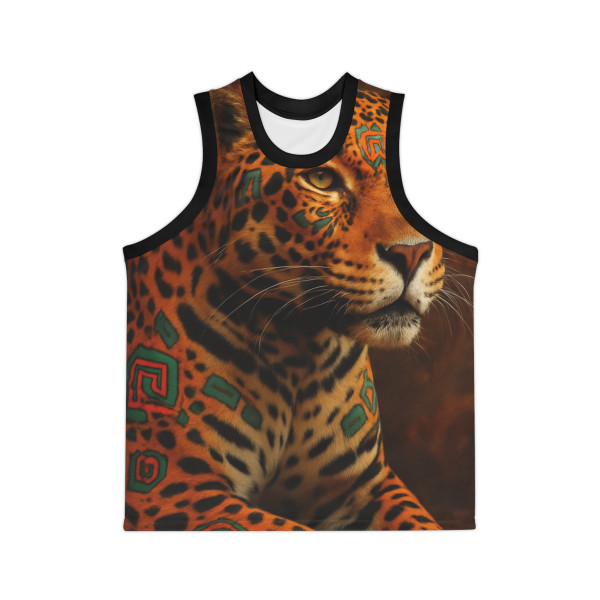 Jaguar Spirit Guardian - Unisex Basketball Jersey (AOP)