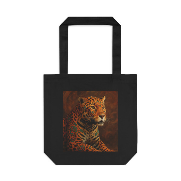 Jaguar Spirit Guardian - Cotton Tote Bag