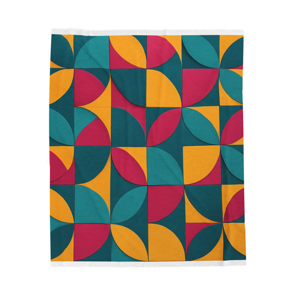 Prismatic Fusion - Velveteen Plush Blanket