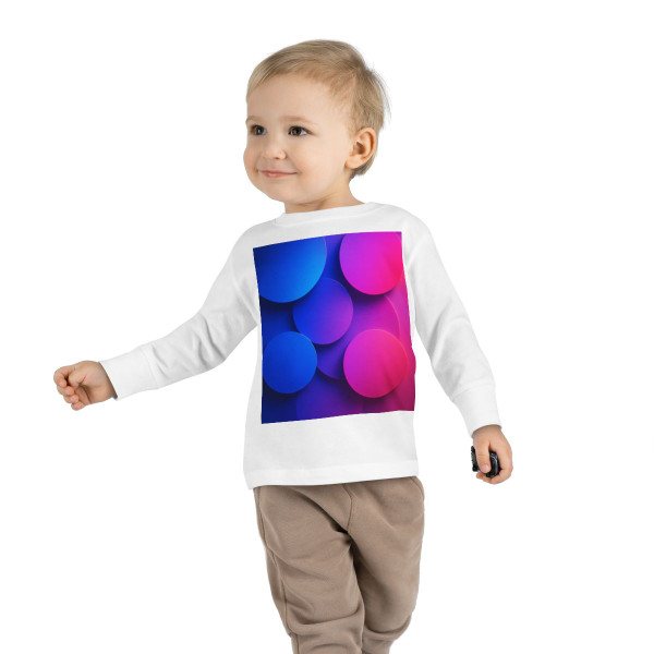 Radiant Circle Harmony - Toddler Long Sleeve Tee