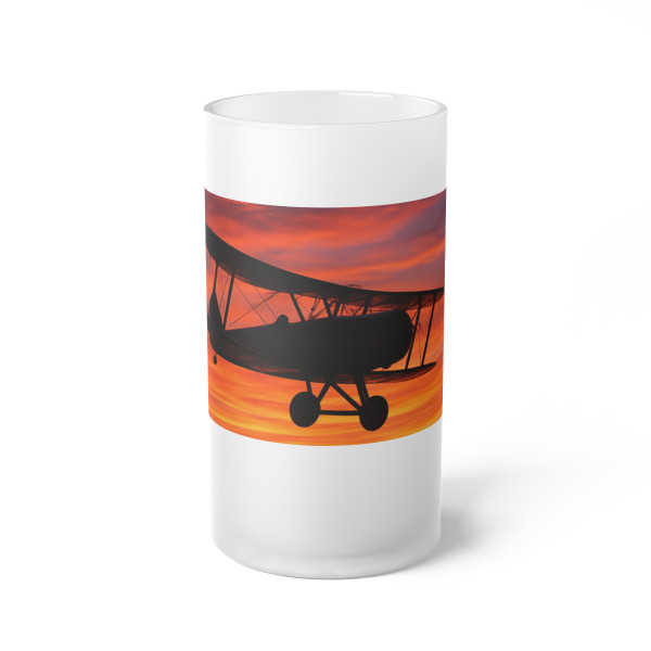 Skyward Journey - Frosted Glass Beer Mug
