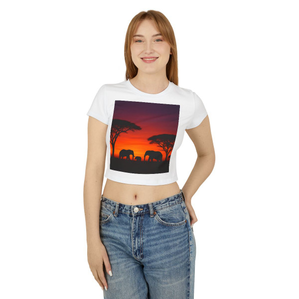 Savanna Sunset Serenade - Women's Baby Tee