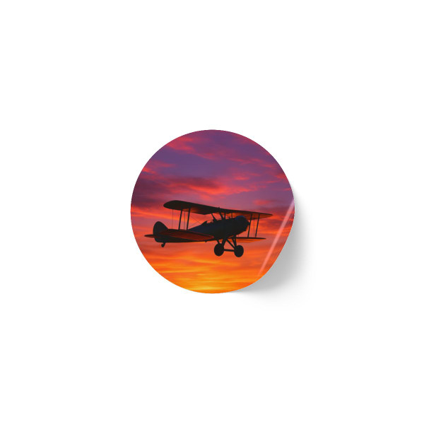 Skyward Journey - Round Sticker Label Rolls