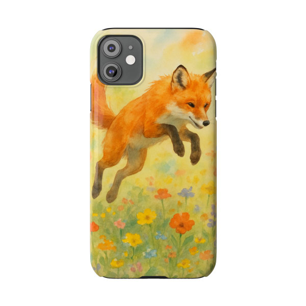 Whimsical Fox Dreams - Slim Phone Cases