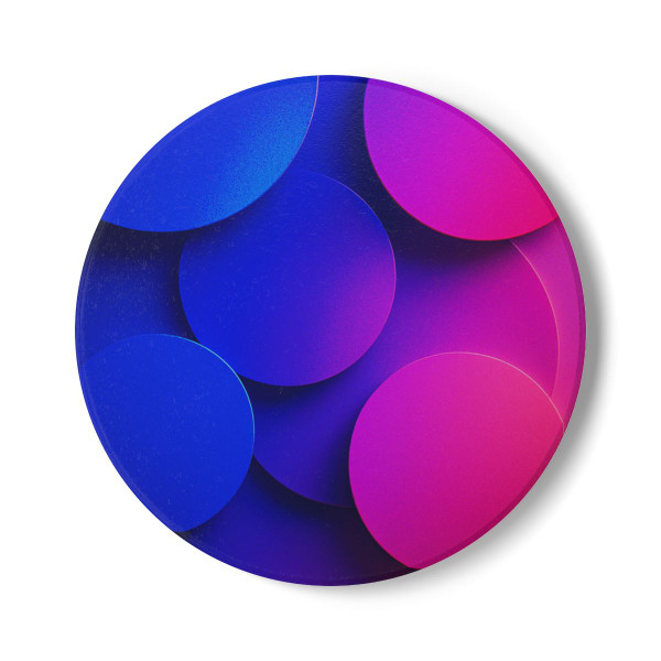 Radiant Circle Harmony - Ceramic Coaster