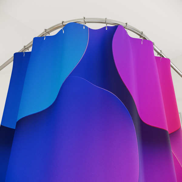Radiant Circle Harmony - Shower Curtains