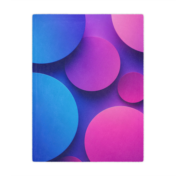 Radiant Circle Harmony - Minky Blanket