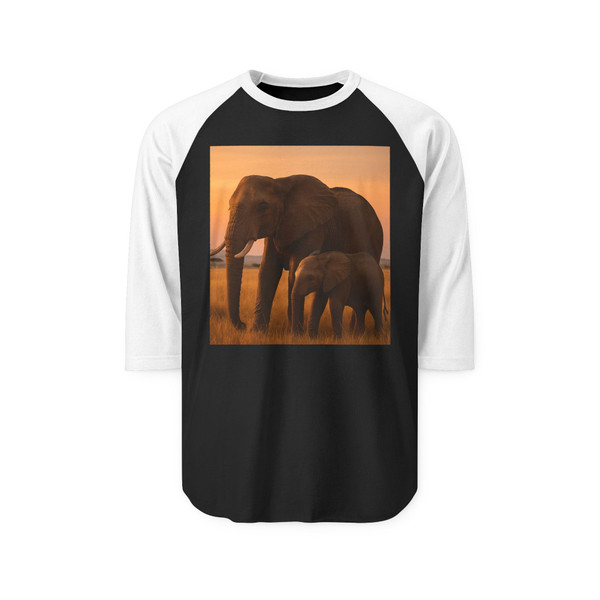 Gentle Giant Guardians - Unisex Three-Quarter Sleeve Raglan Shirt