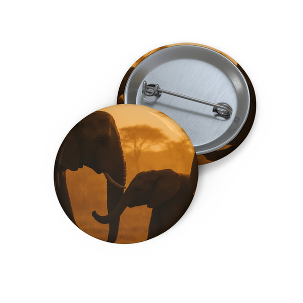 Gentle Giants at Dusk - Custom Pin Buttons