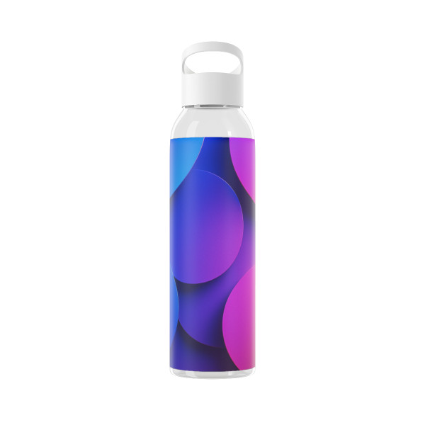 Radiant Circle Harmony - Sky Water Bottle